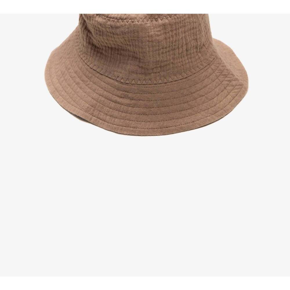 NEW HUTTELIHUT unisex festival muslin bucket hat in nougat